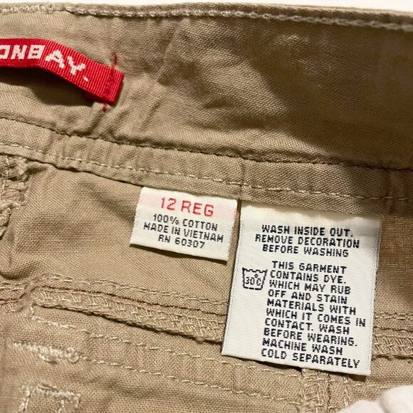 UNIONBAY Cargo Shorts Girls Size 12 Y2K - Picture 6 of 16